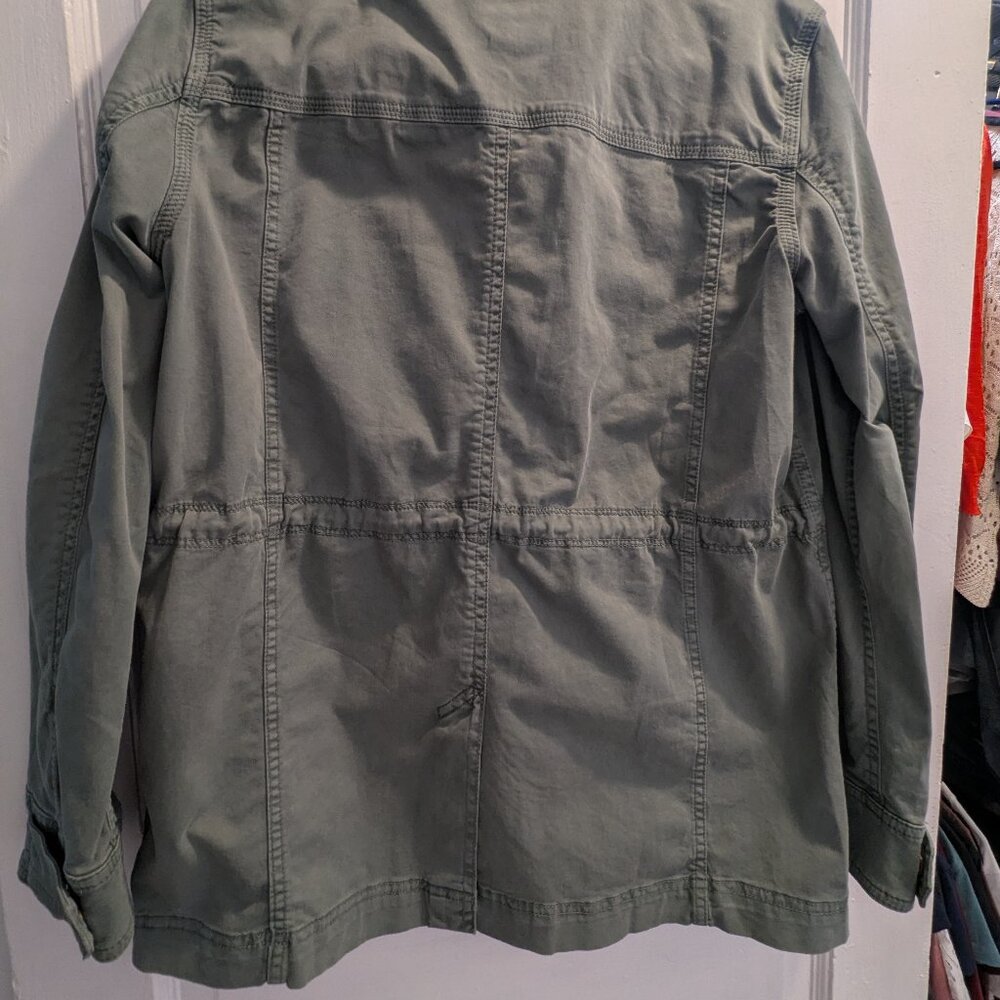 Gap Olive Green Cargo Utility Jacket - image 3
